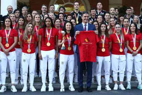 La selección española femenina, medalla de oro al Mérito Deportivo