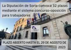 Diputación oferta 32 plazas de plantilla laboral