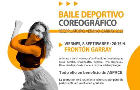 Baile deportivo en Garray a favor de ASPACE Soria