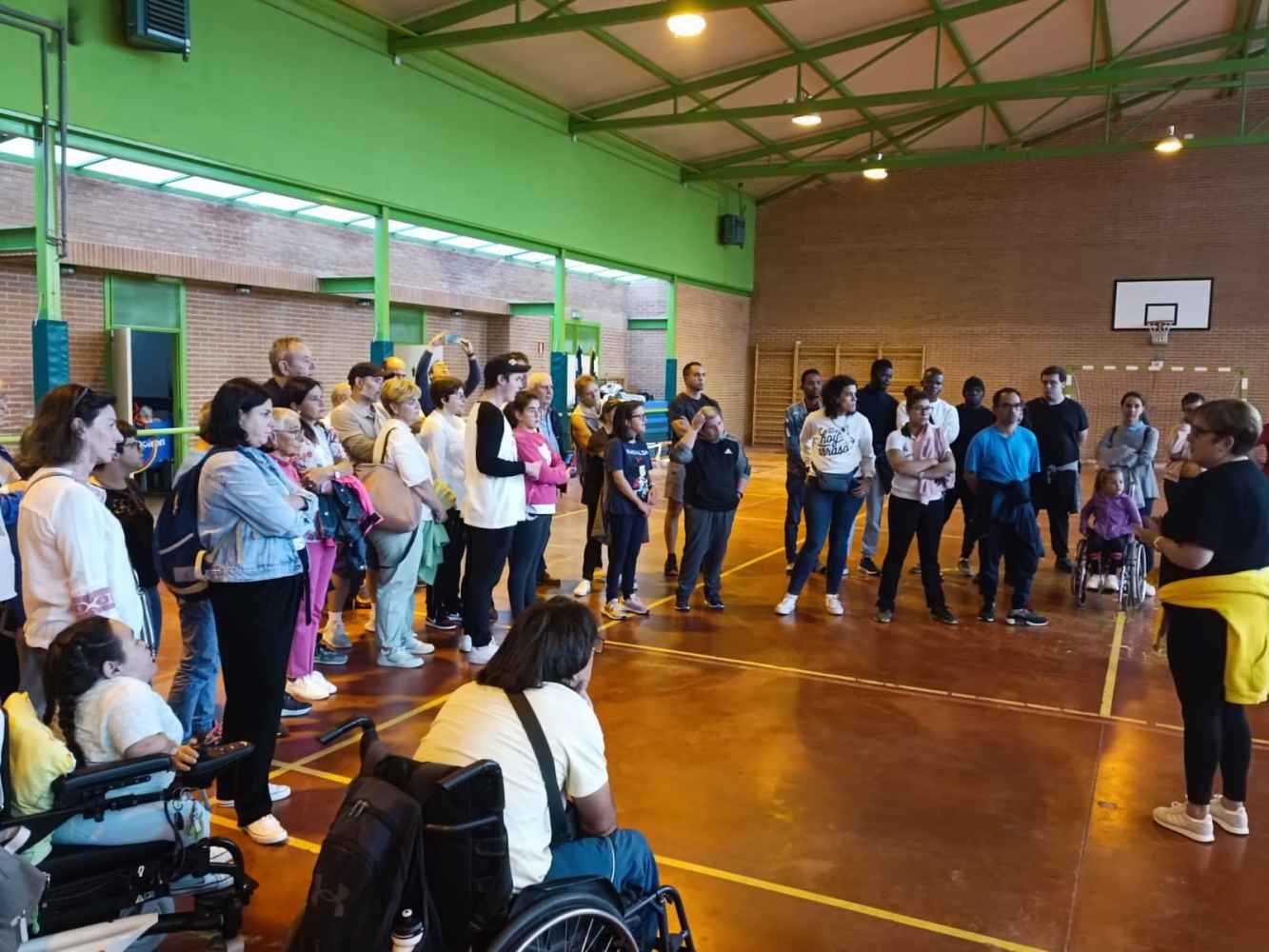 El equipo inclusivo de Balonmano Soria, en marcha