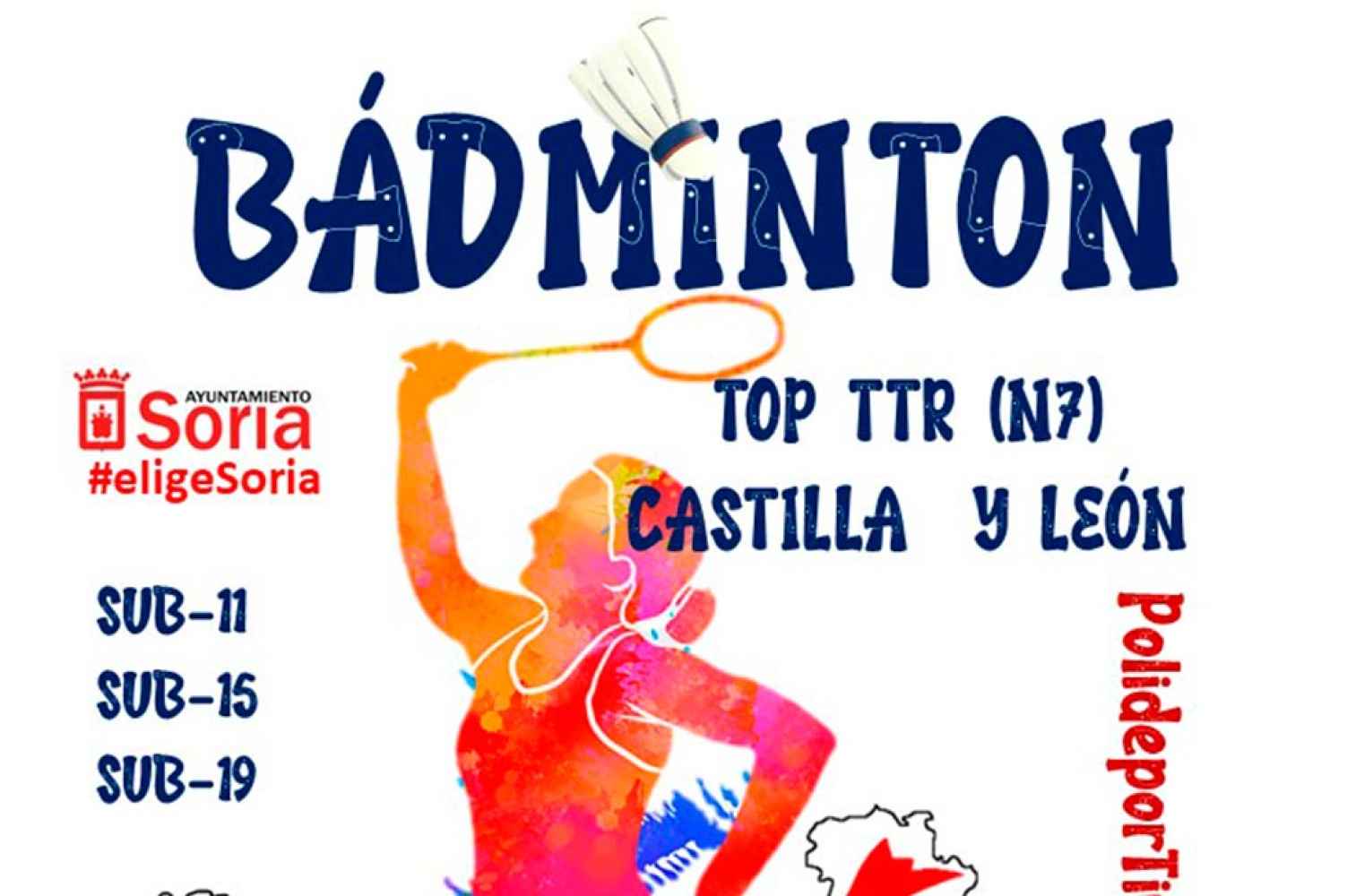 Soria, sede de prueba territorial de bádminton 