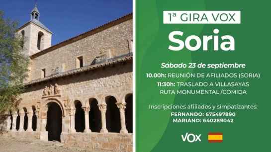 Vox Soria analiza sus resultados electorales