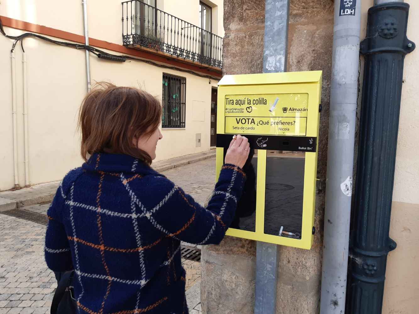 #cuidAlmazán23 se focaliza en colillas de cigarrillos