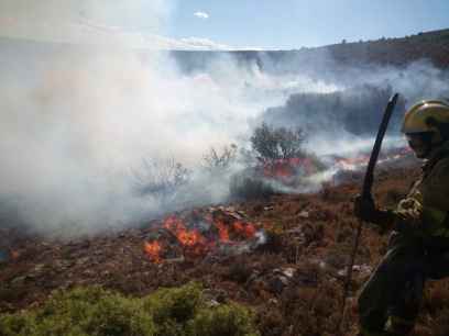 Peligro medio de incendios forestales hasta el 19 de octubre