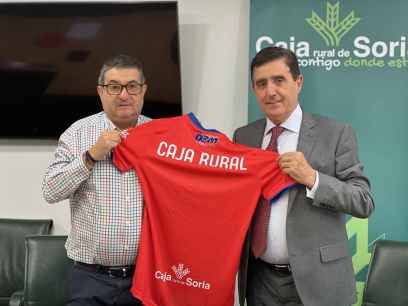 Caja Rural renueva patrocinio con Numancia