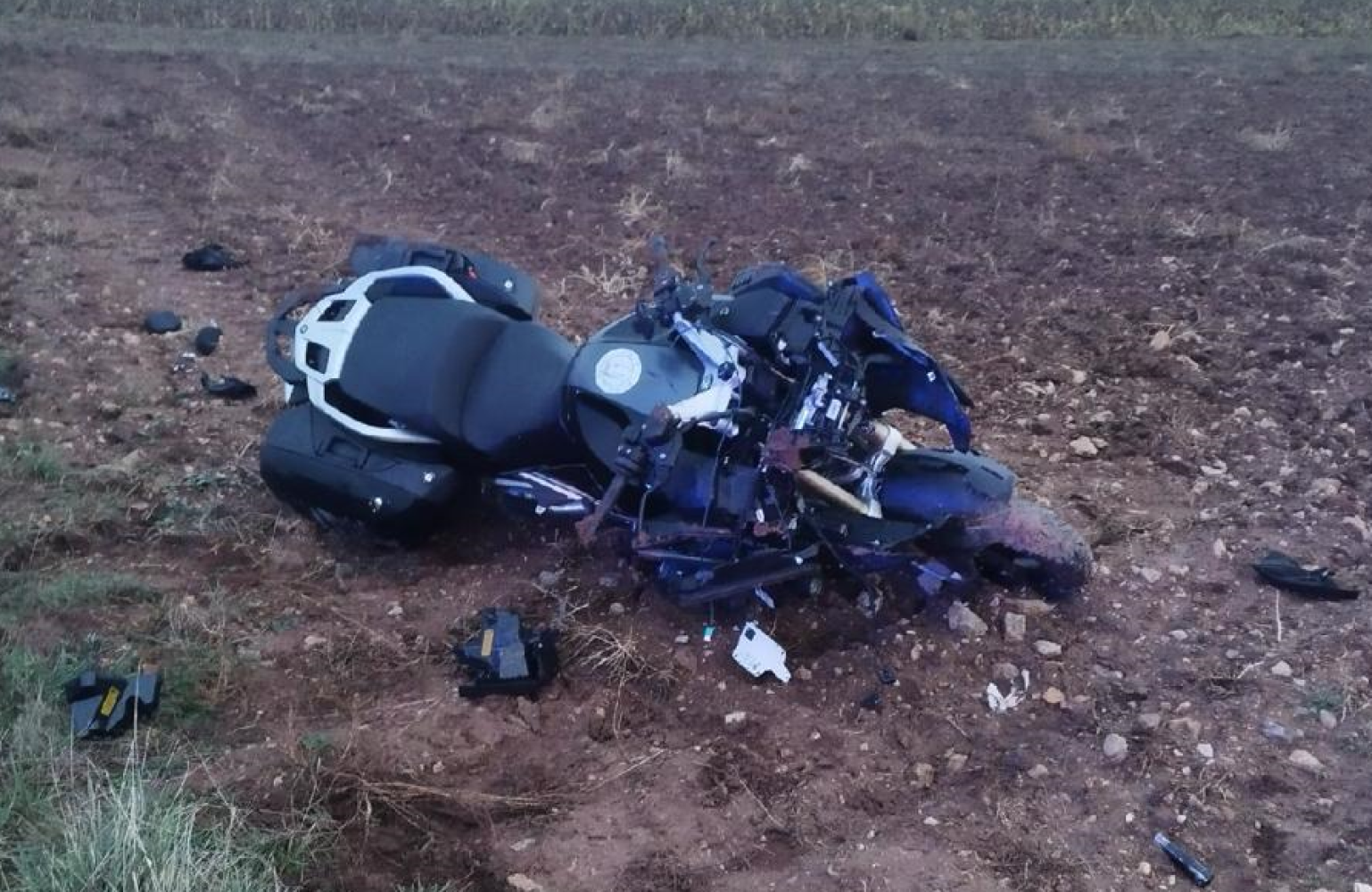Fallecido motorista en carretera local de Ciria Fallecido motorista en carretera local de Ciria