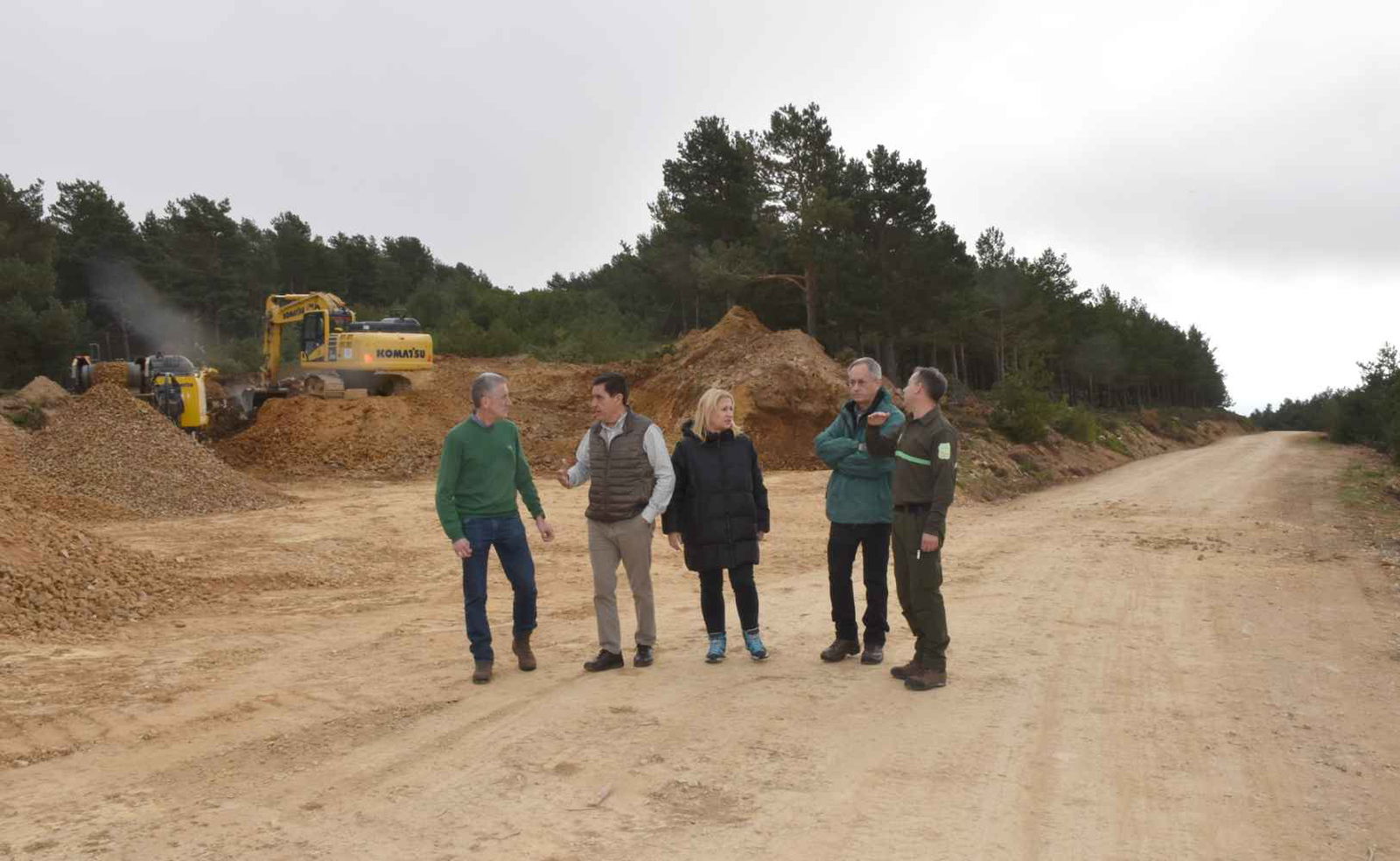 Acondicionamiento de pistas forestales en San Pedro Manrique Acondicionamiento de pistas forestales en San Pedro Manrique