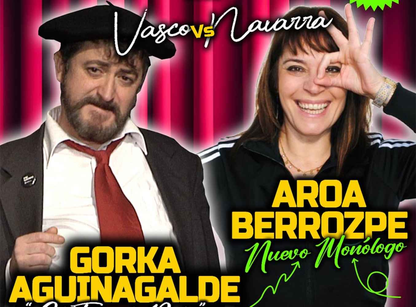 Los mejores monologuistas de País Vasco y Navarra, en Ágreda Los mejores monologuistas de País Vasco y Navarra, en Ágreda