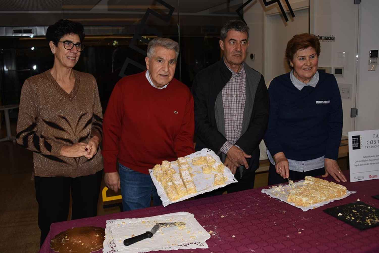 Degustación de tarta costrada soriana - fotos