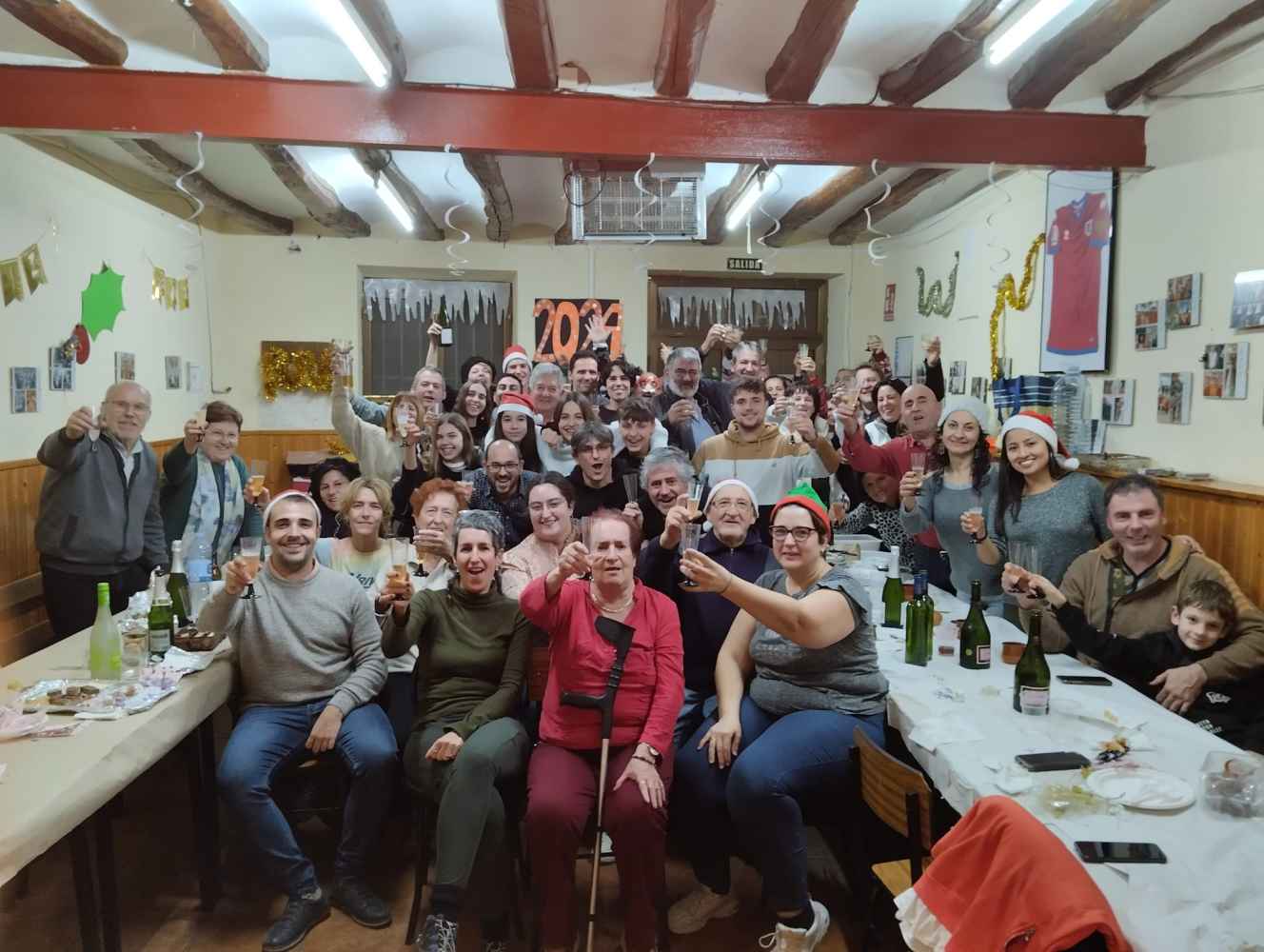 Ventosa de San Pedro brinda por 2024