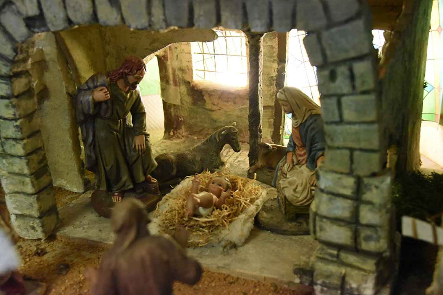 El hospital "El Mirón" monta su Belén - fotos