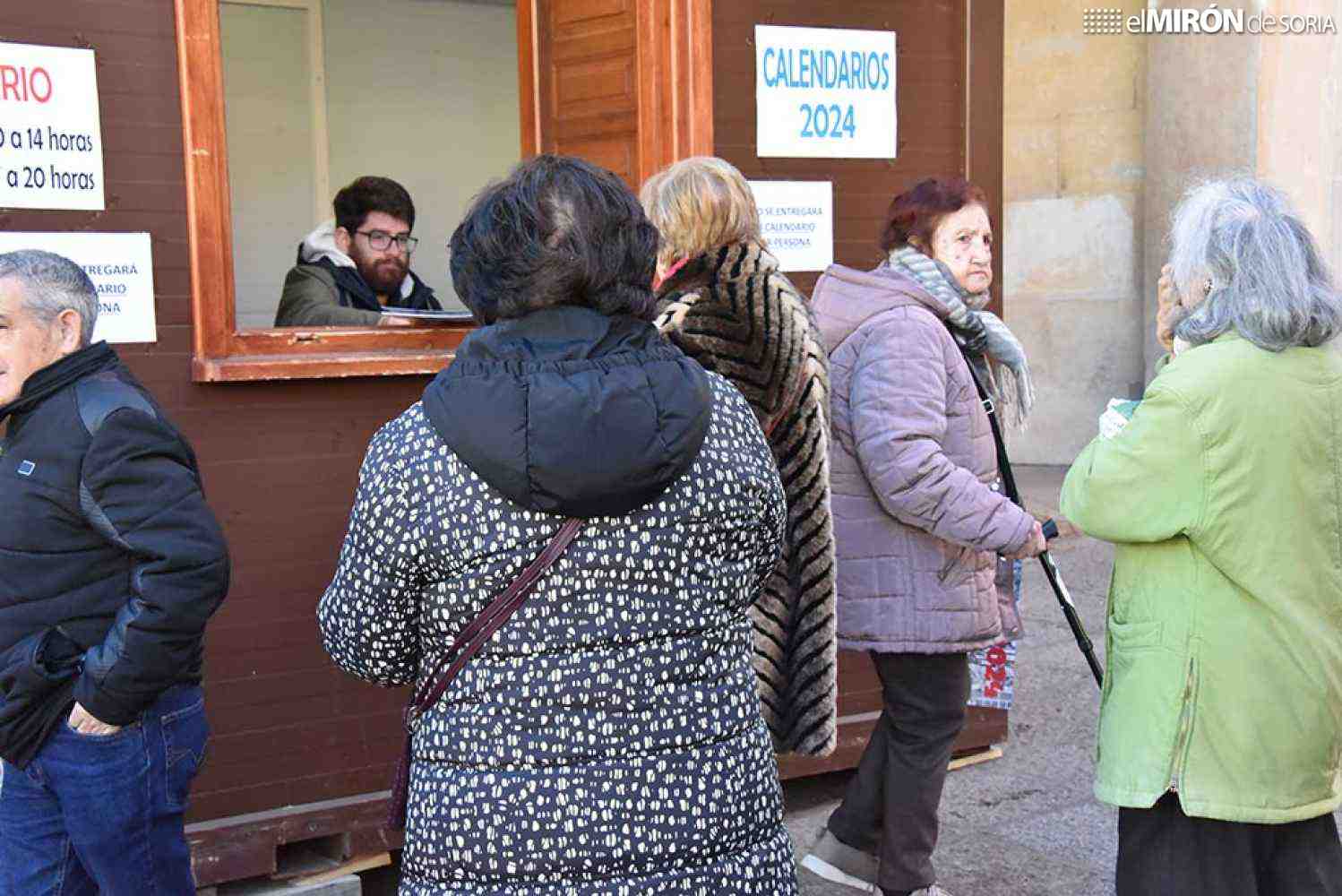 Soria reparte el calendario 2024 fotos