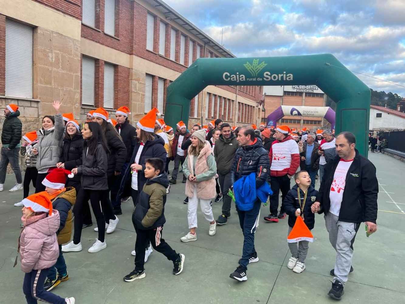 Marcha solidaria en San Leonardo en favor de niño con síndrome 22q11