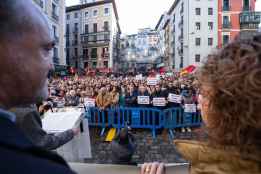 Manifestación para rechazar gobierno de Bildu en Pamplona