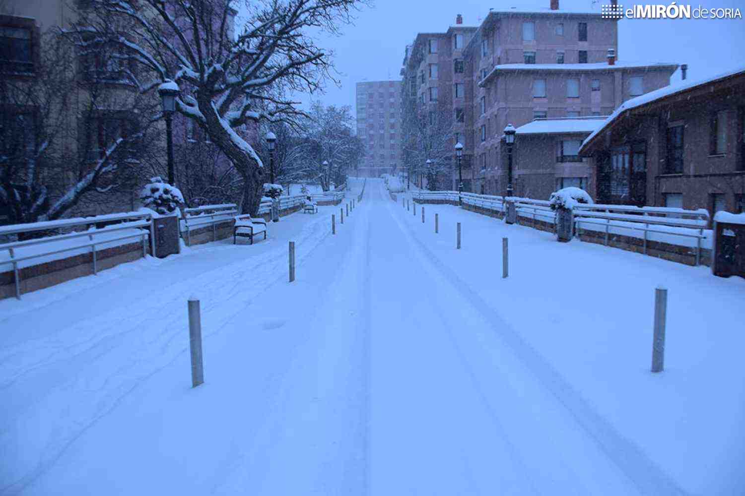 Protección Civil alerta de nevadas y temperaturas mínimas en Burgos, León, Palencia y Soria