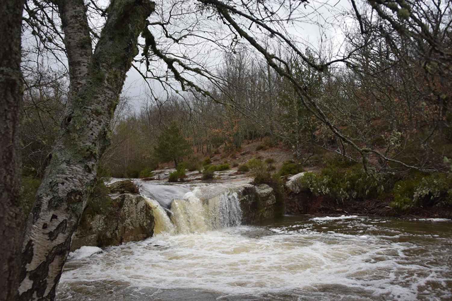 El Chorrón, del río Razón, en El Royo - fotos