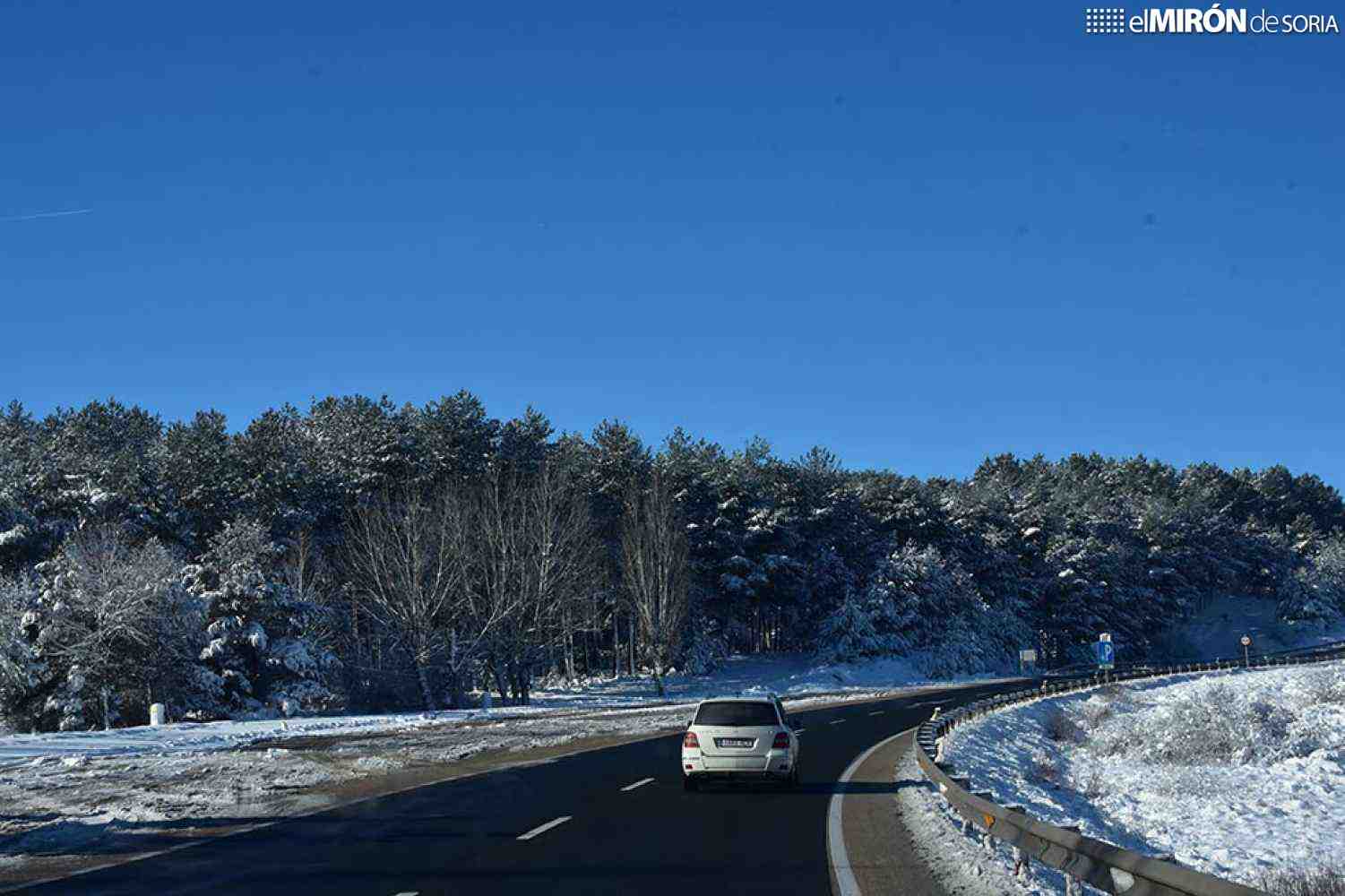 La borrasca Francis congela a Soria