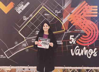 La soriana Raquel Esteras, séptima en 5K de Valencia
