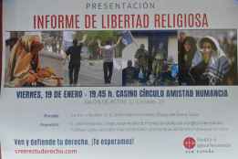 El obispo de Osma-Soria presenta informe de libertad religiosa