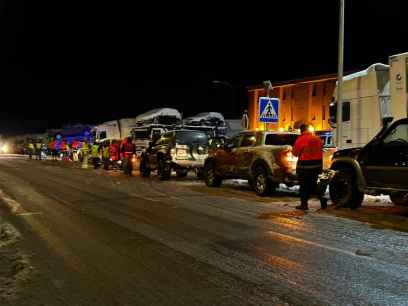 Liberados los vehículos atrapados por nieve en N-122, en Soria