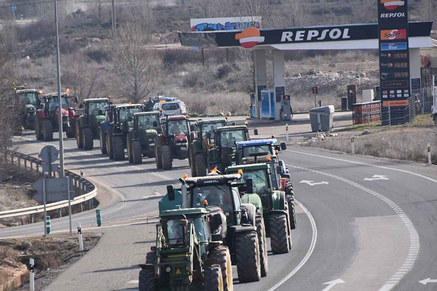 Tractorada en Soria (I) - fotos