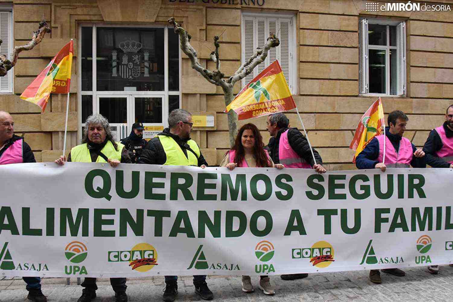ASAJA Soria participa en manifestación agraria convocada por el campo europeo