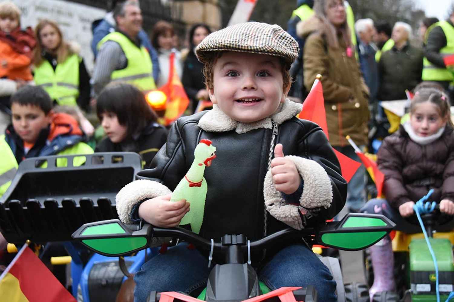 Tractorada infantil en Soria - fotos