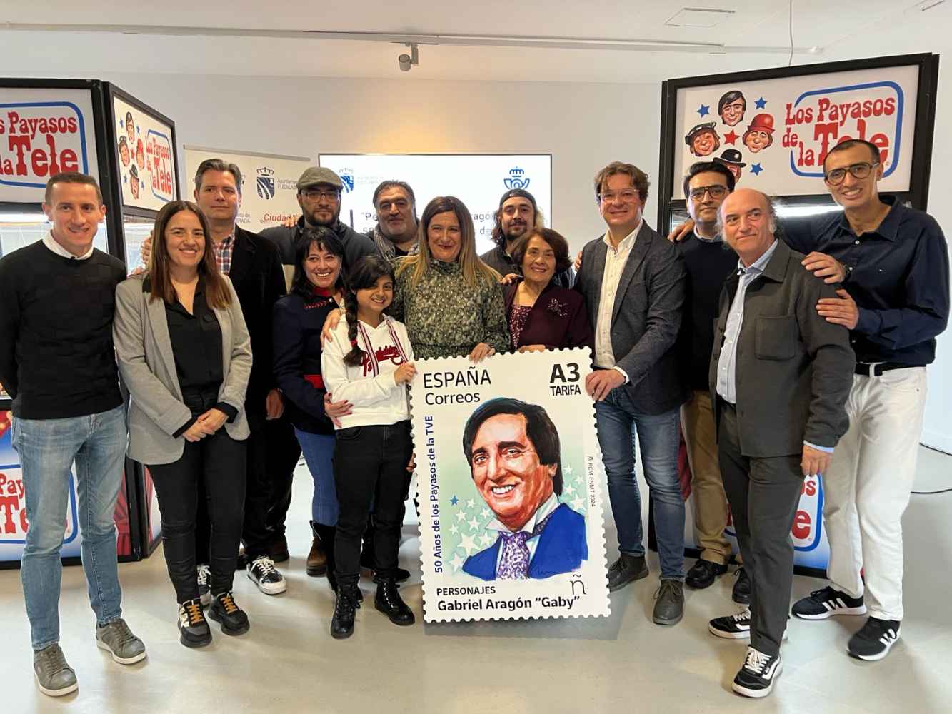 Correos presenta un sello dedicado al payaso Gabriel Aragón ‘Gaby’ 