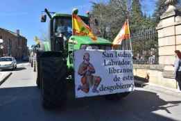 Serrano apoya las reivindicaciones de la "tractorada"