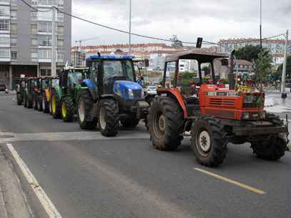 La Subdelegación cambia el itinerario de la tractorada en Soria