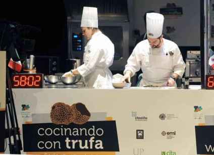 Ocho chefs internacionales en concurso "Cocinando con trufa"