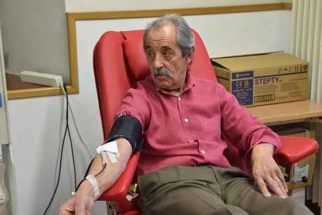 El mayor donante de sangre y plasma de la provincia - fotos