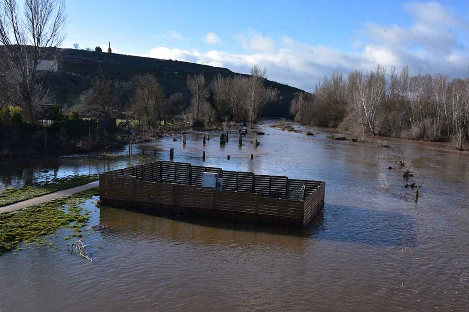 Garray: crecidas de ríos Tera y Duero - fotos
