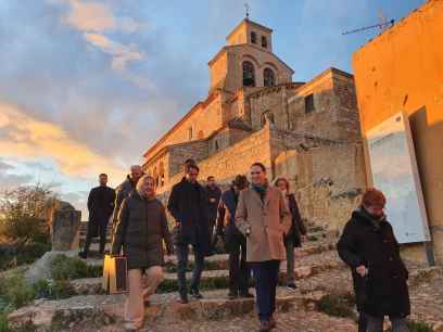 El ex-presidente Aznar, de visita en El Burgo y San Esteban