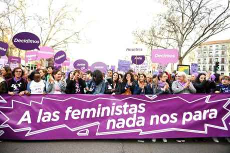 Podemos Soria resalta carácter pacifista del feminismo