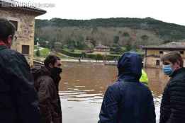 CHD y Ayuntamiento de Salduero buscan solución a inundaciones de Duero