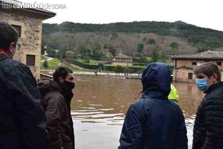 CHD y Ayuntamiento de Salduero buscan solución a inundaciones de Duero