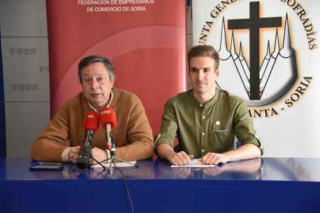 Treinta comercios lucen la Semana Santa soriana