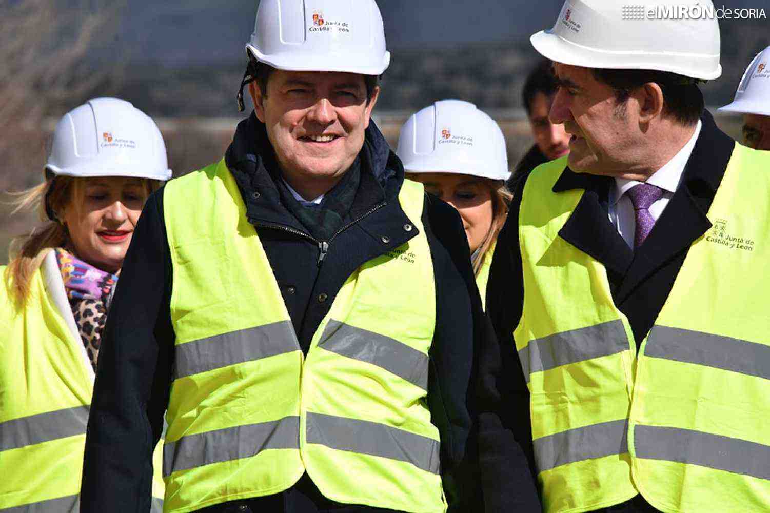 Mañueco insiste en que la Junta apoya crecimiento empresarial en Soria