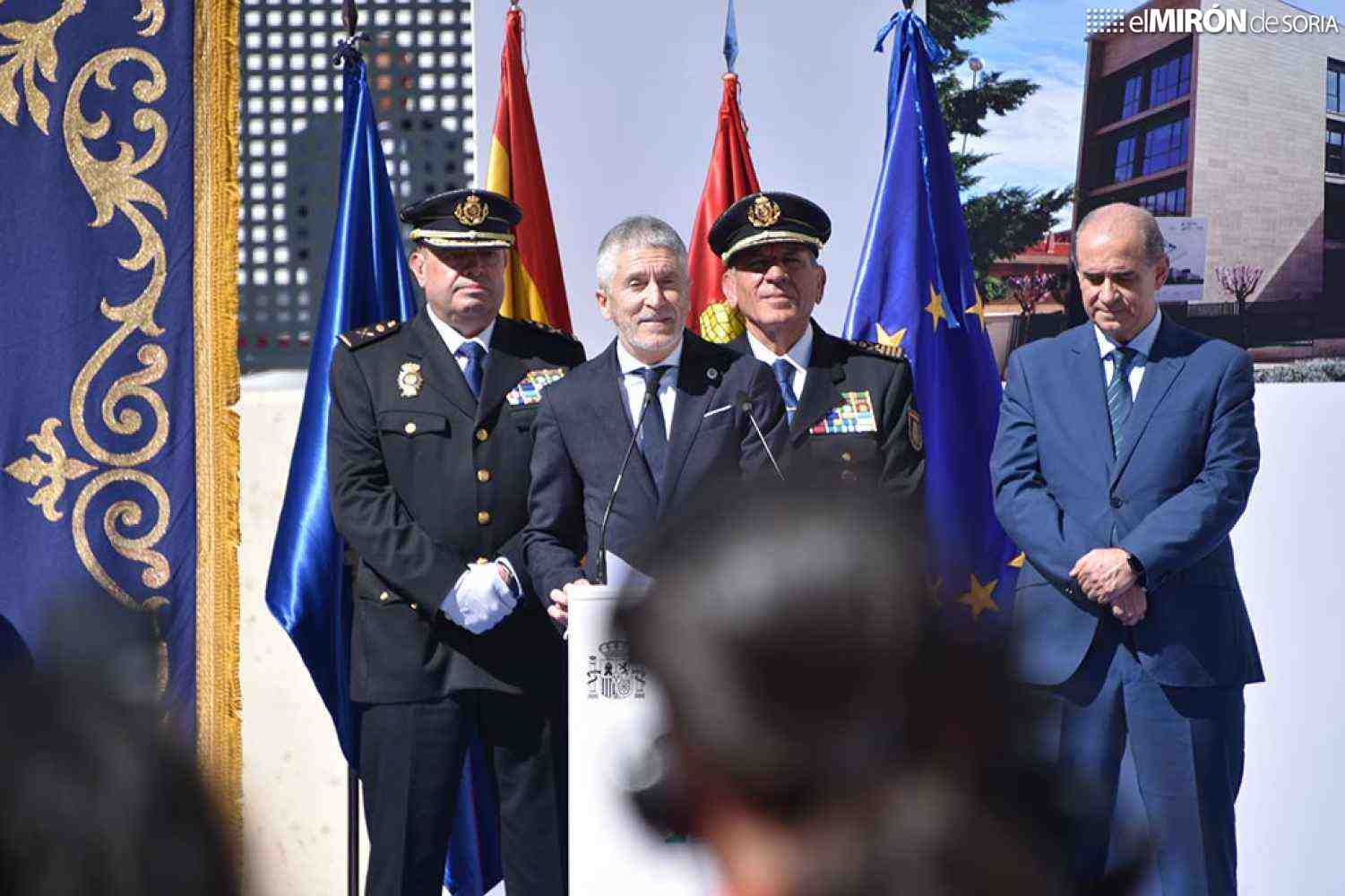 Marlaska inaugura la demandada nueva Comisaría de Policía de Soria