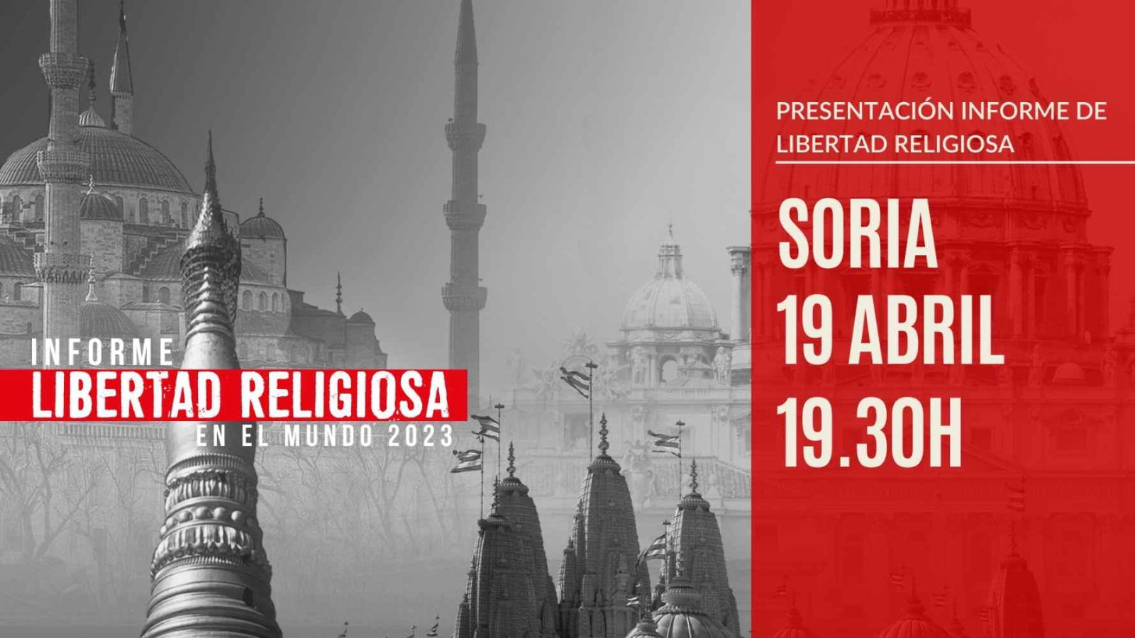 Presentación en Soria del informe de libertad religiosa