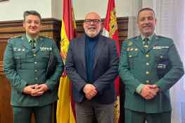 Cambio de destino del jefe del Subsector de Tráfico de la Guardia Civil en Soria