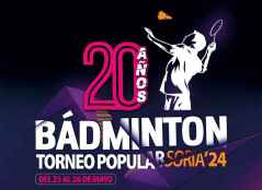 El Torneo Popular de Bádminton convoca su vigésima edición