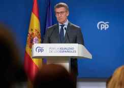 Feijóo apunta que España necesita un nuevo gobierno democrático