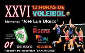 Veintitrés equipos en las 12 horas de mini-voleibol de Soria