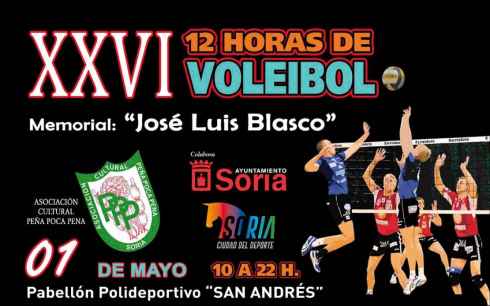 Veintitrés equipos en las 12 horas de mini-voleibol de Soria