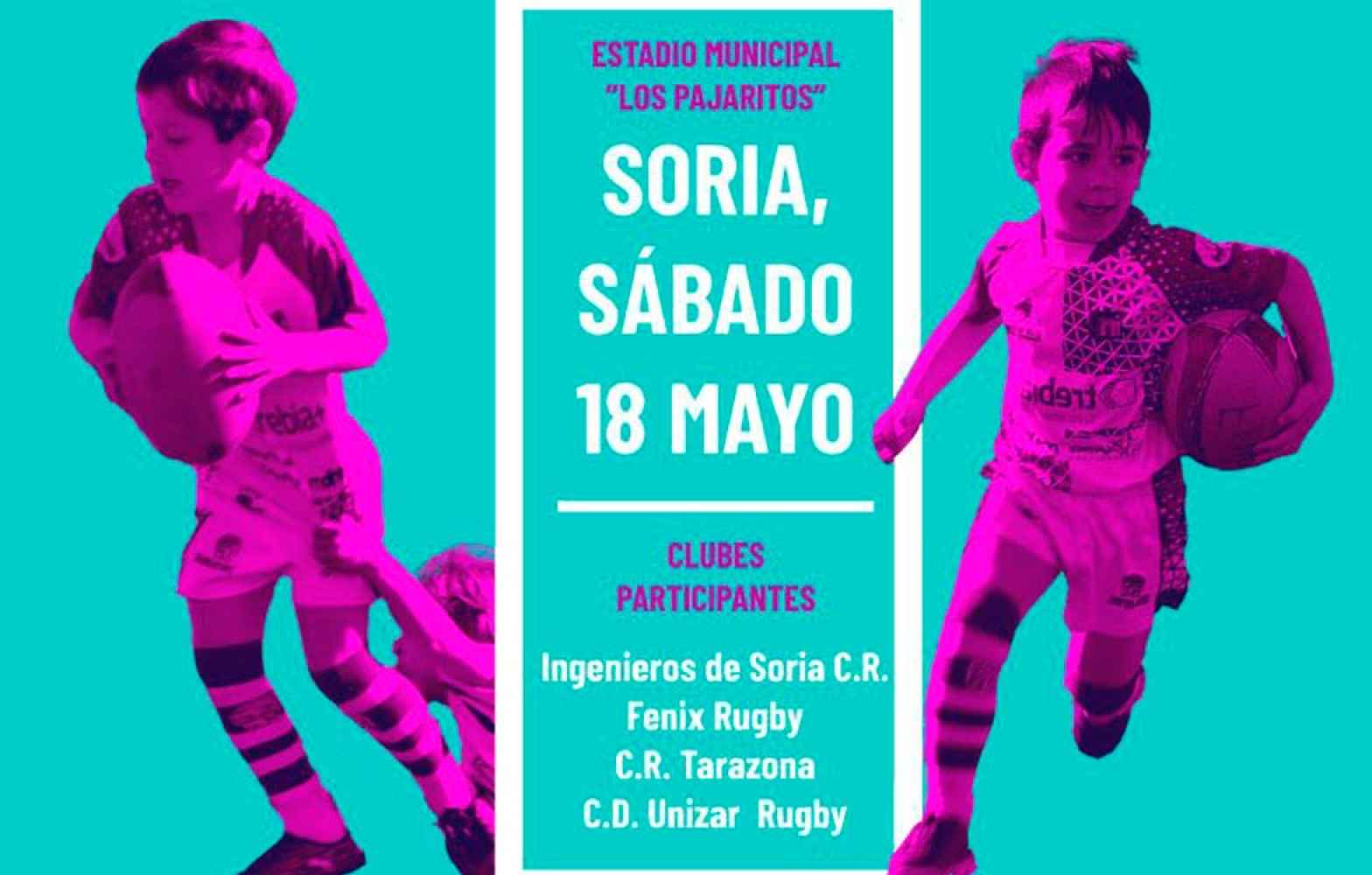 Ingenieros de Soria organiza su esperada jornada de escuelas de rugby Ingenieros de Soria organiza su esperada jornada de escuelas de rugby