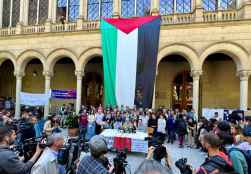 IU apoya convocatorias universitarias en Castilla y León por la paz en Palestina