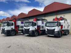 Diputación incorpora tres nuevos camiones para recogida de residuos