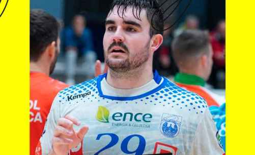 El pivote Rubén Etayo, primera incorporación en Balonmano Soria